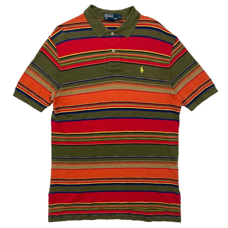 POLO RALPHLAUREN　"STRIPE" POLO SHIRT