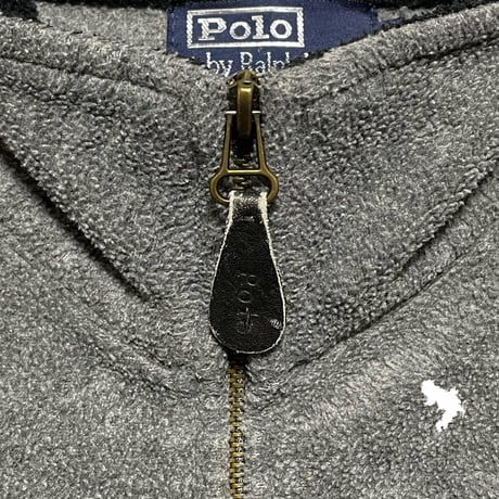 POLO RALPHLAUREN　"ZIP-UP" FLEECE JACKET