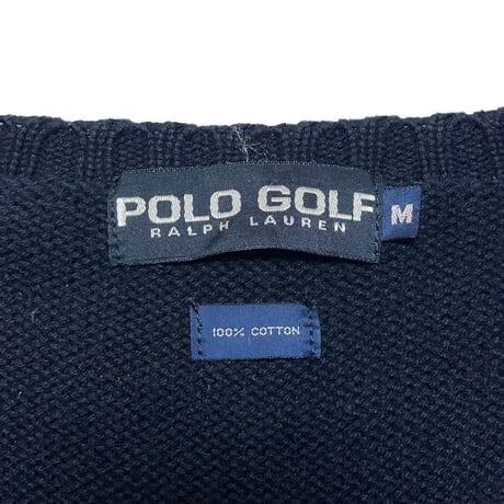POLO GOLF RALPHLAUREN　"GOLF LOGO" VEST SWEATER