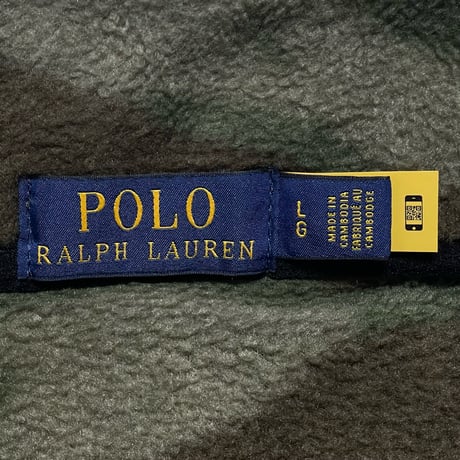 POLO RALPHLAUREN　"CAMOUFLAGE" FLEECE JACKET