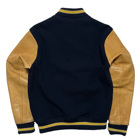 POLO RALPHLAUREN　 "LEATHER SLEEVE" STUDIUM JACKET