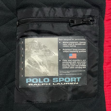 POLO SPORT RALPHLAUREN　"USA-RL" NYLON VEST