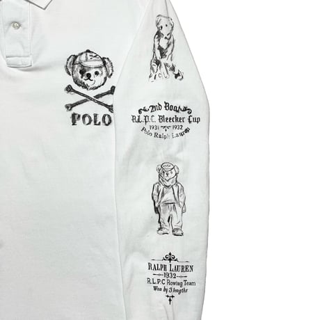 POLO RALPHLAUREN　"SKETCH BEAR" L/S POLO SHIRT