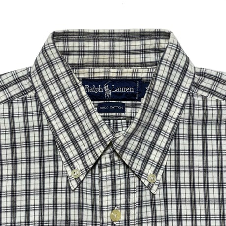 RALPHLAUREN　"PLAID" BUTTONDOWN SHIRT