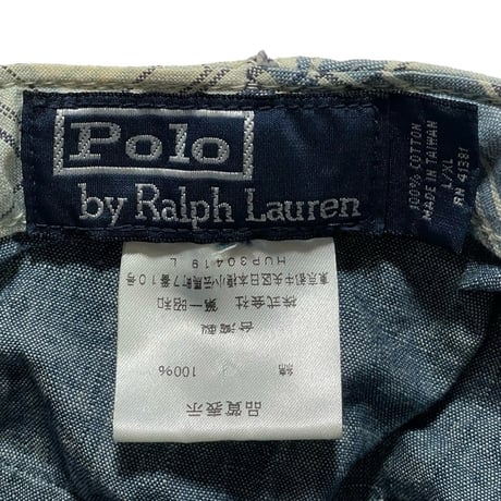 POLO RALPHLAUREN　"CHECK" HUNTING CAP