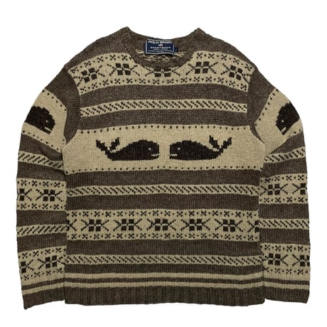 POLO SPORT RALPHLAUREN　"WHALE" SWEATER