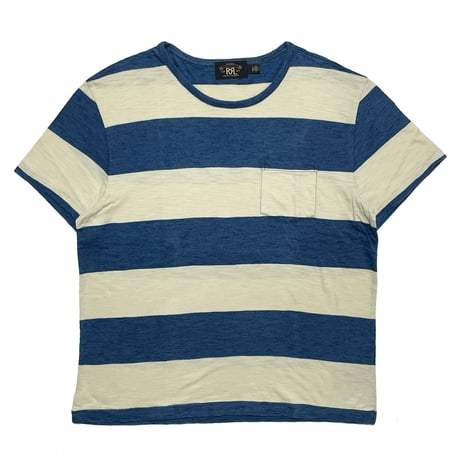 RRL RALPHLAUREN　"STRIPE" S/S POCKET TEE