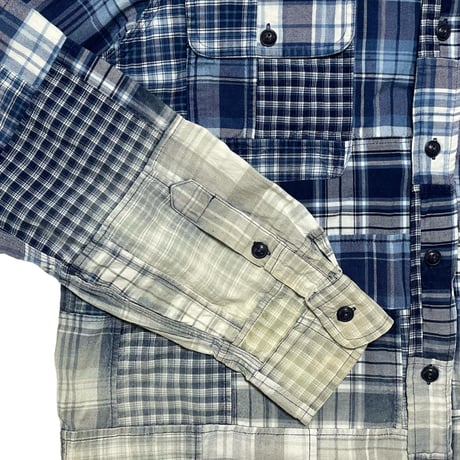 DENIM&SUPPLY RALPHLAUREN　"INDIGO PATCH WORK" L/S SHIRT