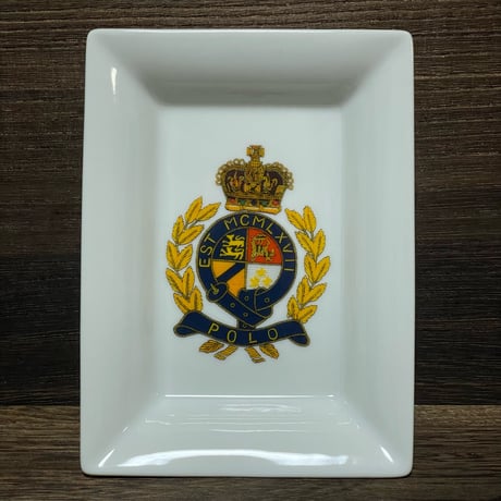 RALPHLAUREN　"CREST LOGO" SQUARE PLATE
