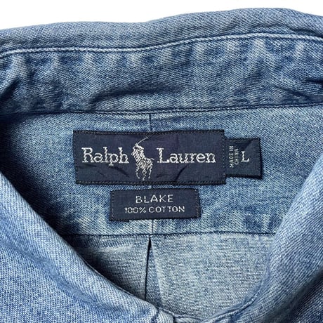 RALPHLAUREN　"BLAKE" DENIM SHIRT