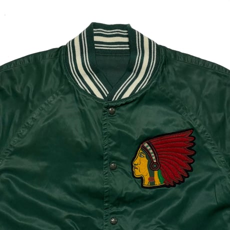 POLO RALPHLAUREN　"INDIAN HEAD" REVERSIBLE STADIUM JACKET