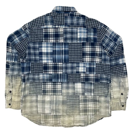 DENIM&SUPPLY RALPHLAUREN　"INDIGO PATCH WORK" L/S SHIRT