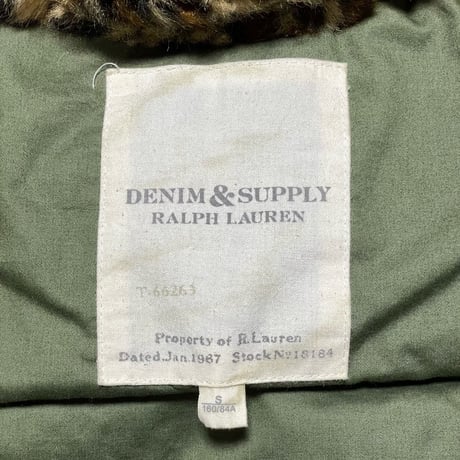 DENIM&SUPPLY RALPHLAUREN　"LEOPARD" N-3B MILITARY JACKET