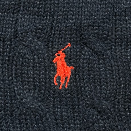 POLO RALPHLAUREN　"CABLE KNIT" SWEATER VEST