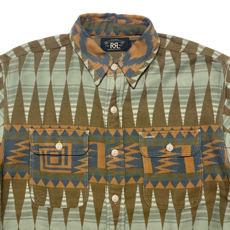 RRL RALPHLAUREN　"NATIVE" FLANNEL SHIRT