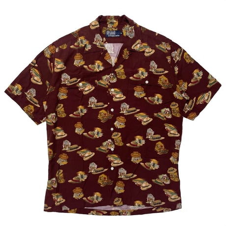 POLO RALPHLAUREN　"STRAW HAT" ALOHA SHIRT