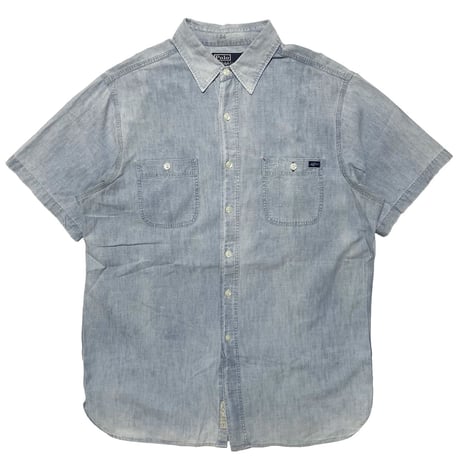 POLO RALPHLAUREN　"CHAMBRAY" S/S SHIRT (90s)