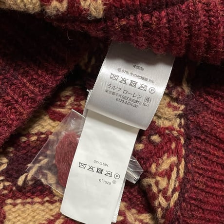 POLO COUNTRY RALPHLAUREN　"DEAD STOCK" CARDIGAN