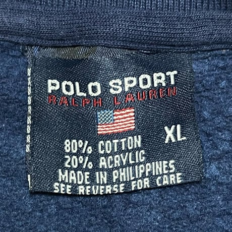 POLO SPORT RALPHLAUREN　"HARF-ZIP" RUGBY SHIRT