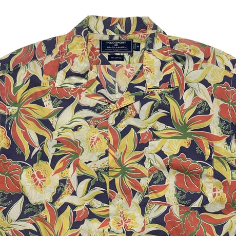 POLO SPORT RALPHLAUREN　"FLORAL" OPEN COLLAR SHIRT