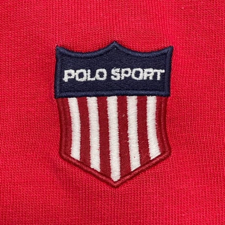 POLO RALPHLAUREN　"POLO SPORT EMBLEM" RUGBY SHIRT (M)