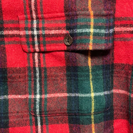 POLO RALPHLAUREN　"SHOULDER PAD" FLANNEL SHIRT
