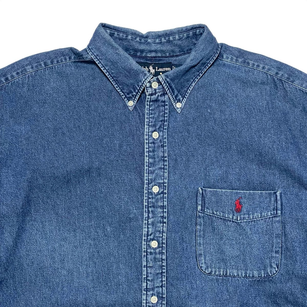 Ralph Lauren BLAIRE デニムシャツ M Vintage 90's Polo Ralph Lauren Blaire Denim Button Down