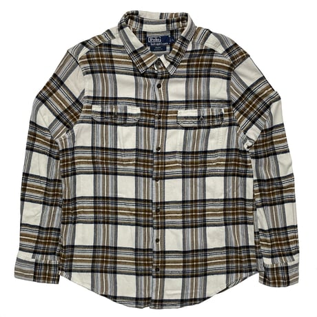 POLO RALPHLAUREN　"MADE IN U.S.A." FLANNEL SHIRT