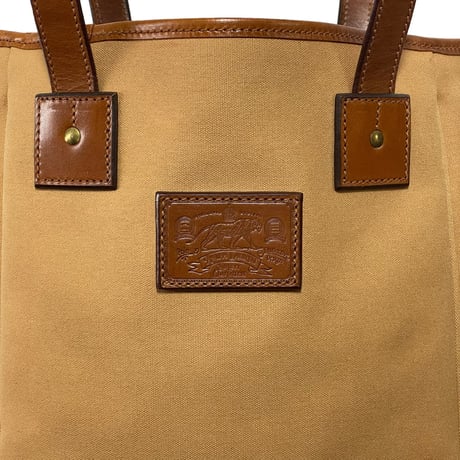 POLO RALPHLAUREN　"TIGER LEATHER PATCH" TOTE BAG