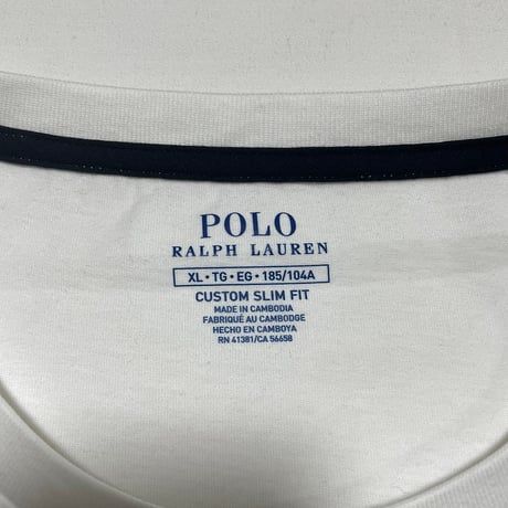 POLO RALPHLAUREN　"CUSTOM SLIM FIT 1967" S/S TEE