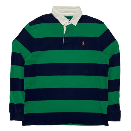POLO RALPHLAUREN　"STRIPE" RUGBY SHIRT