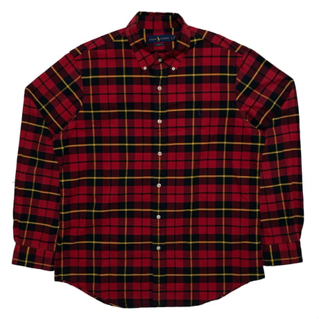 RALPHLAUREN　"BUTTONDOWN SHIRT" FLANNEL SHIRT