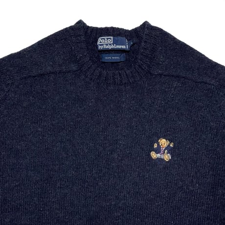 POLO RALPHLAUREN　"POLO BEAR" SWEATER