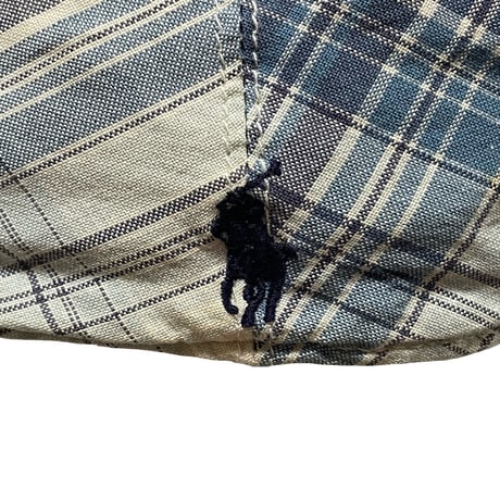 POLO RALPHLAUREN　"CHECK" HUNTING CAP