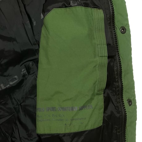POLO SPORT RALPHLAUREN　"GREEN" PADDED JACKET