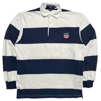 POLO SPORT RALPHLAUREN　"STRIPED" RUGBY SHIRT