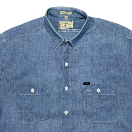 POLO WESTERN RALPHLAUREN　"NATIVE" CHAMBRAY SHIRT