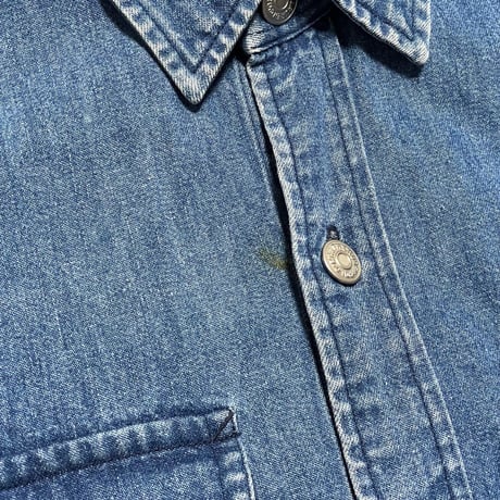 RALPHLAUREN　"METAL BUTTON" DENIM WORK SHIRT