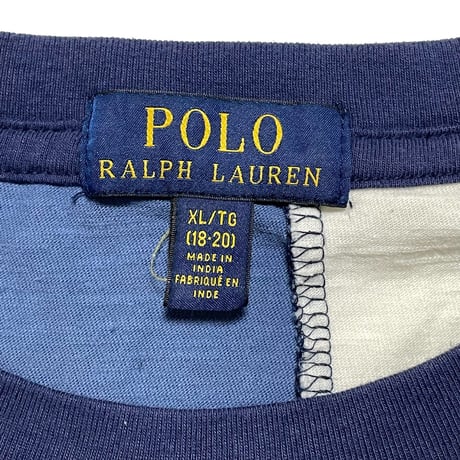 POLO RALPHLAUREN　"PATCH WORK" S/S POCKET TEE (BOYS)