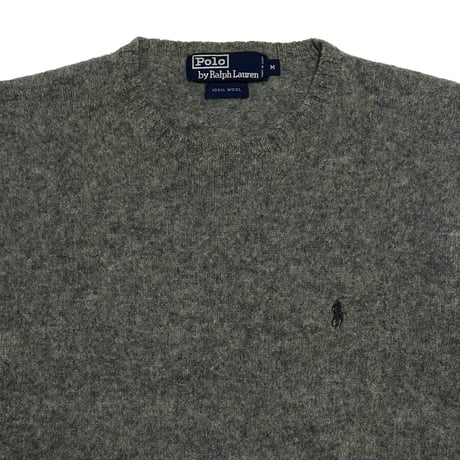 POLO RALPHLAUREN　"PONY" SWEATER (GRAY)