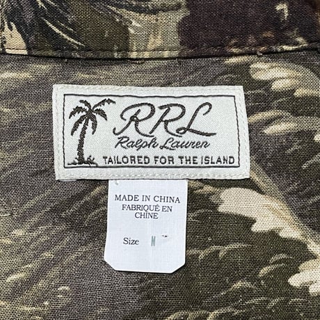 RRL RALPHLAUREN　"HAWAIIAN" ALOHA SHIRT