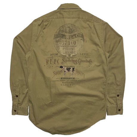 POLO RALPHLAUREN　"SPORTING GOODS" WORK SHIRT