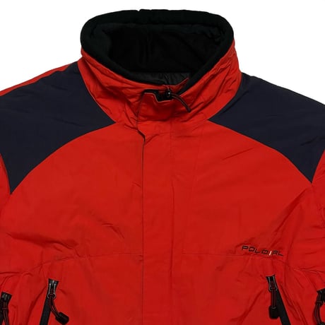 POLO RALPHLAUREN　"FLEECE COLLAR" NYLON JACKET