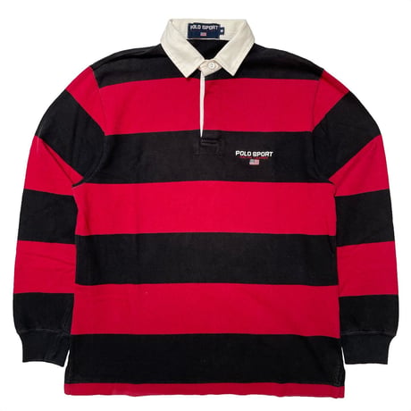 POLO SPORT RALPHLAUREN　"VERTICAL STRIPE" RUGBY SHIRT