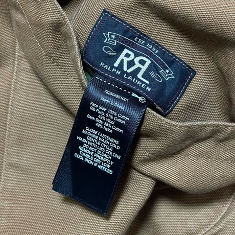 RRL RALPHLAUREN　"DUCK" REVERSIBLE JACKET