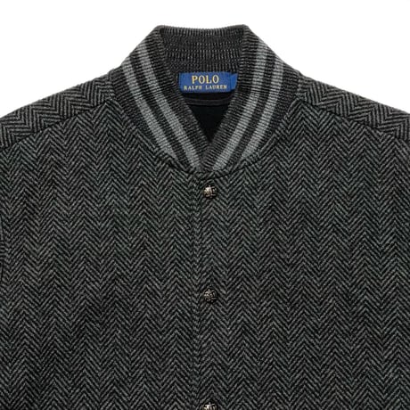 POLO RALPHLAUREN　"HERRINGBONE" BOMBER JACKET