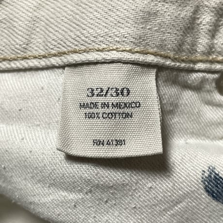 POLO RALPHLAUREN　WHITE DENIM