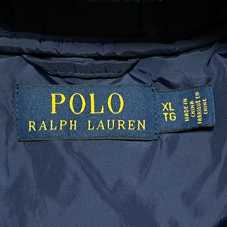 POLO RALPHLAUREN　"HOODED" DOWN VEST