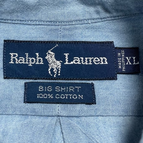 RALPHLAUREN　"CHAMBRAY" BIG SHIRT