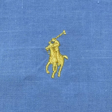 POLO RALPHLAUREN　"PONY" OPEN COLLAR SHIRT